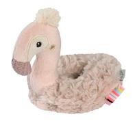 Fehn Ring-Greifling Flamingo - Motorik-Spielzeug mit Rassel - fördert spielerisch das frühkindliche Lernen - treuer Begleiter für Babys und Kleinkinder ab 0+ Monaten