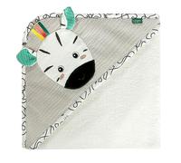 BABY FEHN DoBabyDoo Hooded Bath Towel Zebra asciugamano con con cappuccio 80x80 cm