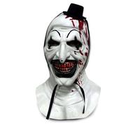 Fehodun Art the Clown Maschera Terrifier - Killer Clown spaventoso Halloween Joker - Creepy Cosplay Costume Horror Accessori Sanguinanti per adulti