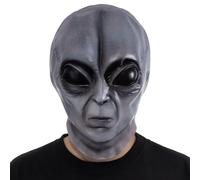 Fehodun Maschera Alien Grusel ET a testa piena maschere raccapriccianti alieni maschera in lattice horror novità mostro casco Halloween cosplay accessori di scena