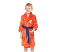 Fehodun Son Goku Costume Anime Cosplay Vesti Morbido Peluche Accappatoio Lungo Pigiama Arancio Accappatoio per Bambini