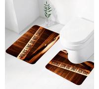 FEHWI Set Tappeti Bagno 2 Pezzi in Microfibra - Tappetino da Bagno Morbido e Antiscivolo - Durevole e Assorbente,Scena dell'omicidio, nastro di avvertimento di sicurezza sulla scena del crimine,