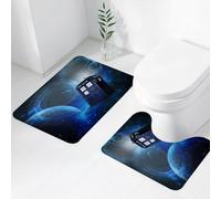 FEHWI Set Tappeti Bagno 2 Pezzi in Microfibra - Tappetino da Bagno Morbido e Antiscivolo - Durevole e Assorbente,Tadis nell'universo immenso, Tadis sullo sfondo del cielo stellato, merchandising