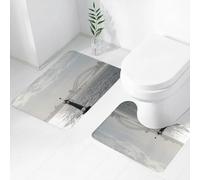 FEHWI Set Tappeti Bagno 2 Pezzi in Microfibra - Tappetino da Bagno Morbido e Antiscivolo - Durevole e Assorbente,Fotografia paesaggistica del porto di Sydney, Sydney Harbour Bridge e Opera House,
