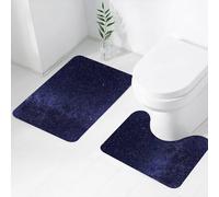 FEHWI Set Tappeti Bagno 2 Pezzi in Microfibra - Tappetino da Bagno Morbido e Antiscivolo - Durevole e Assorbente,Le stelle CAPH e Cassiopea, Andromeda e Cefeo, si trovano nella Via Lattea