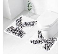 FEHWI Set Tappeti Bagno 2 Pezzi in Microfibra - Tappetino da Bagno Morbido e Antiscivolo - Durevole e Assorbente,Lettera K, Pallone da calcio a forma di lettera Alfabeto di calcio Tema di gioco d