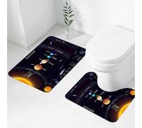 FEHWI Set Tappeti Bagno 2 Pezzi in Microfibra - Tappetino da Bagno Morbido e Antiscivolo - Durevole e Assorbente, solare, una descrizione completa dei nenti del solare, del solare e delle sue f