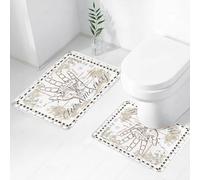 FEHWI Set Tappeti Bagno 2 Pezzi in Microfibra - Tappetino da Bagno Morbido e Antiscivolo - Durevole e Assorbente,Arte della chiromanzia, chiromanzia della mano, arte murale della chiromanzia, chi