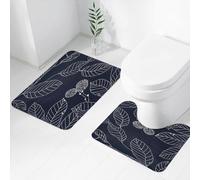 FEHWI Set Tappeti Bagno 2 Pezzi in Microfibra - Tappetino da Bagno Morbido e Antiscivolo - Durevole e Assorbente,Invito vettoriale per il giorno delle nozze. Illustrazione di nozze disegnata a ma
