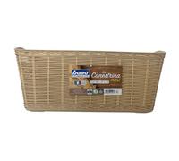 FEI FAN Contenitore LA CANESTRINA MAXI, Portaoggetti Dal Design Simil Paglia, La Sua Versatilità Permette Un Utilizzo In Tutta La Casa. Dimensione: 38 x 29 x 16 cm (JUTA)