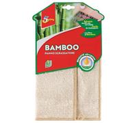 FEI FAN Panno Sgrassatore BAMBOO, Rimuove Olio e Grasso. Sgrassa Anche Solo Con Acqua, Facile Da Risciacquare, Con Fibre Di Bamboo. Formato 25x25cm