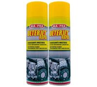 FEI FAN Sgrassante Multiuso DETERJET Rapid per Parti Meccaniche e Dischi Freno. Ideale Anche Nell'Uso Industriale per La Pulizia di Macchinari e Catene 500ml (2 Spray)