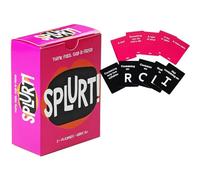 FeiatPogra SPLURT Gioco di carte - Fast Reaction Say It First Game, gioco di parole di pensiero rapido per 2 giocatori, giochi di carte compatto per feste edizione UK