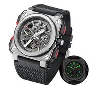 FEICE FM507 Orologio da polso automatico da uomo con calendario meccanico da uomo orologio da polso quadrato sportivo luminoso orologi impermeabili 10ATM, Sport