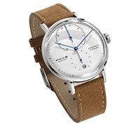 FEICE Orologio Meccanico Automatico Uomo Orologio Bauhaus Orologi Automatico de Polso con Specchio ad Arco Business Casuale Sportivo Calendario FM202