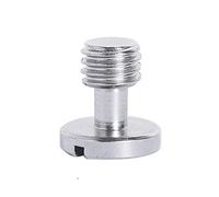 FEICHAO 3/8 "testa piatta convertire vite scanalata filettatura metallica montaggio per fotocamera DSLR treppiede luce stand (1 pz)