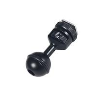 FEICHAO Adattatore regolabile con testa a sfera da 1 pollice con base per scarpa fredda per fotocamera subacquea Video Flash (Kit A)