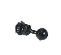 FEICHAO Adattatore regolabile con testa a sfera da 1 pollice con base per scarpa fredda per fotocamera subacquea Video Flash (Kit B)