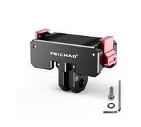 FEICHAO Base magnetica pieghevole a 2 slot Mount 1/4" foro di posizionamento compatibile con Action 6/Osmo Nano Action Camera