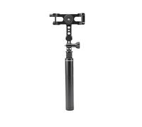 FEICHAO Bastone per selfie con filettatura da 1/4" regolabile in lunghezza, accessori estensibili per fotografia, set di clip per telefono