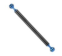 FEICHAO Braccio di estensione a doppia testa a sfera da 1" D20 mm 5-12" Supporto per palo di galleggiamento per immersioni compatibile con GoPro Action Camera Accessori di collegamento (11", blu)