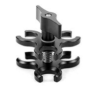 FEICHAO Braccio per lampada a farfalla con apertura a tre fori compatibile con GoPro SLR Mirrorless Fotografia Accessori per fotocamera (nero)