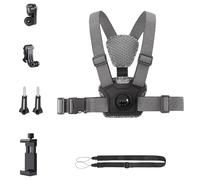 FEICHAO Cinghia pettorale per cellulare, supporto per fotocamera d'azione (set di 2)