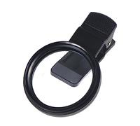 FEICHAO Clip per obiettivo della fotocamera del telefono, filettatura in metallo, 52 mm, UV CPL ND con filtro a stella (con filtro Star 6X, foro rotondo)
