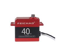 FEICHAO Impermeabile 40KG Digital Servo Metal Gear Underwater Steering Gear High Torque Hollow Cup per 1/10 1/18 RC Auto Barca (270 gradi)