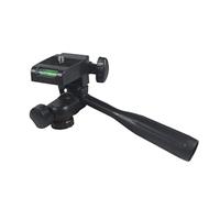 FEICHAO Maniglia a tre vie 1/4 staffa girevole a livello di vite per treppiede SLR accessori fotografici (filettatura 1/4")