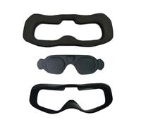 FEICHAO Mascherina per gli occhi di ricambio in spugna compatibile con occhiali HDO2 HDO+ ATT V6 (maschera nera + copertura)