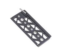 FEICHAO Piastra a sgancio rapido da 12,7 cm, 20,3 cm, 25,4 cm, 1/4 3/8, compatibile con gabbia per fotocamera BMPCC4K6K/A7S3JTZ (12,7 cm)