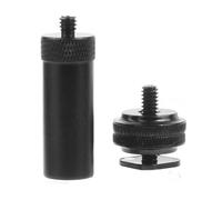 FEICHAO Staffa a vite da 1/4 per treppiede, asta di estensione con supporto per scarpa fredda, accessori per treppiede per fotocamera SLR (1 pezzo)