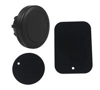 FEICHAO Staffa magnetica a testa a sfera da 17 mm Base di montaggio per regolazione multi-angolo per accessori per supporto per telefono auto (base magnetica rotonda)