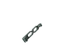 FEICHAO Staffa per asta di montaggio per casco con impugnatura compatibile con accessori fotografici GoPro Action Camera (100 mm, titanio)
