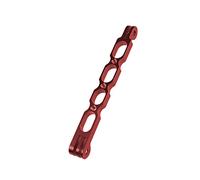 FEICHAO Staffa per asta di montaggio per casco con impugnatura compatibile con accessori fotografici GoPro Action Camera (160 mm, rosso)