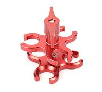 FEICHAO Supporto per braccio con clip a farfalla con apertura a tre fori, compatibile con accessori per fotocamere fotografiche mirrorless GoPro SLR (rosso)