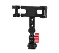 FEICHAO Supporto per telefono cellulare Monitor Live Staffa girevole con supporto a scarpa fredda compatibile con smartphone GoPro10 Action Camera (tipo B nero)