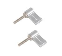 FEICHAO Viti regolabili con impugnatura ad ala singola CNC, M4 x 20, chiusura stretta, per attrezzature fotografiche, accessori per fotocamere (argento-2)