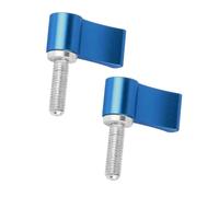 FEICHAO Viti regolabili con impugnatura ad ala singola CNC, M4 x 20, chiusura stretta, per attrezzature fotografiche, accessori per fotocamere (blu-2)