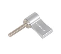 FEICHAO Viti regolabili con impugnatura ad ala singola CNC, M4 x 20, con serratura stretta, per attrezzature fotografiche, accessori per fotocamere (argento)