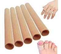 feifanshop 5 Proteggi Dita Piedi, Gel Finger Cots, Finger Protector Support, Copridito in Silicone, Protezione Dita Mano, Manicotti per Dita Dei Piedi, per Dita Delle Mani e Dei Piedi 15x2cm