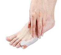 feifanshop Alluce Valgo Correttore, Protezione Piccolo Dita, Pinky Separatore Dita Piede, Distanziatore Dita Piedi Silicone, 4 Pezzi