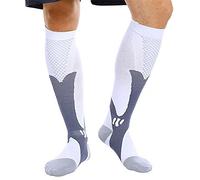 feifanshop Calzini Unisex Donna Uomo compressione graduata 20-30 mmHg Sportiva Corsa Escursioni Giri in Bici Calze