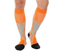 feifanshop Calzini Unisex Donna Uomo compressione graduata 20-30 mmHg Sportiva Corsa Escursioni Giri in Bici Calze