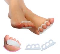 Feifanshop, set per il trattamento di dita a martello, per dita dei piedi, allargadita in morbido gel materiale, mascherina per alleviare il dolore delle dita a martello, 4 pezzi