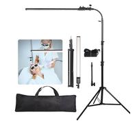 FEIFANTEAM Luce Fotografia LED Kit di Illuminazione Dimmerabile Bicolore Video Studio con Supporto; Borsa per Ritratto, Registrazione Video Youtube, Tatuaggio Sopracciglia, Estensione Ciglia