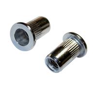 FEIFAR Befestigungstechnik Dado per rivetto cieco testa piatta zigrinato in alluminio