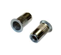 FEIFAR Befestigungstechnik Dado per rivetto cieco testa svasata zigrinato in alluminio