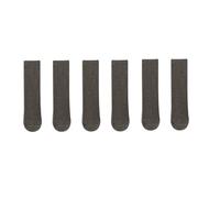 FEIFEI'S BOW 3 paia di calzini per uniforme scolastica per bambini, in cotone, tinta unita, Grigio scuro, 1-15 Years